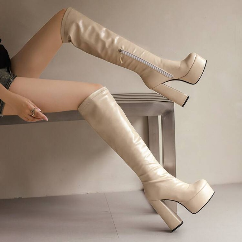 Zip Up Boots Short - Herfst en winter nieuwe stijl mode