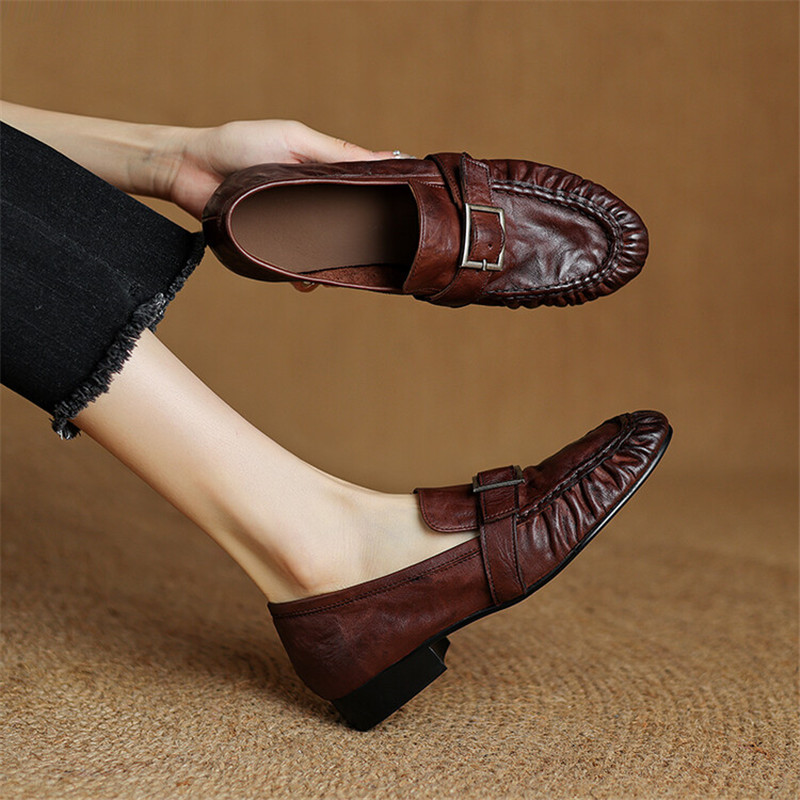 Women'S Shoes Toms - Nieuwe Herfst Echt Leer Vrouwen Pumps