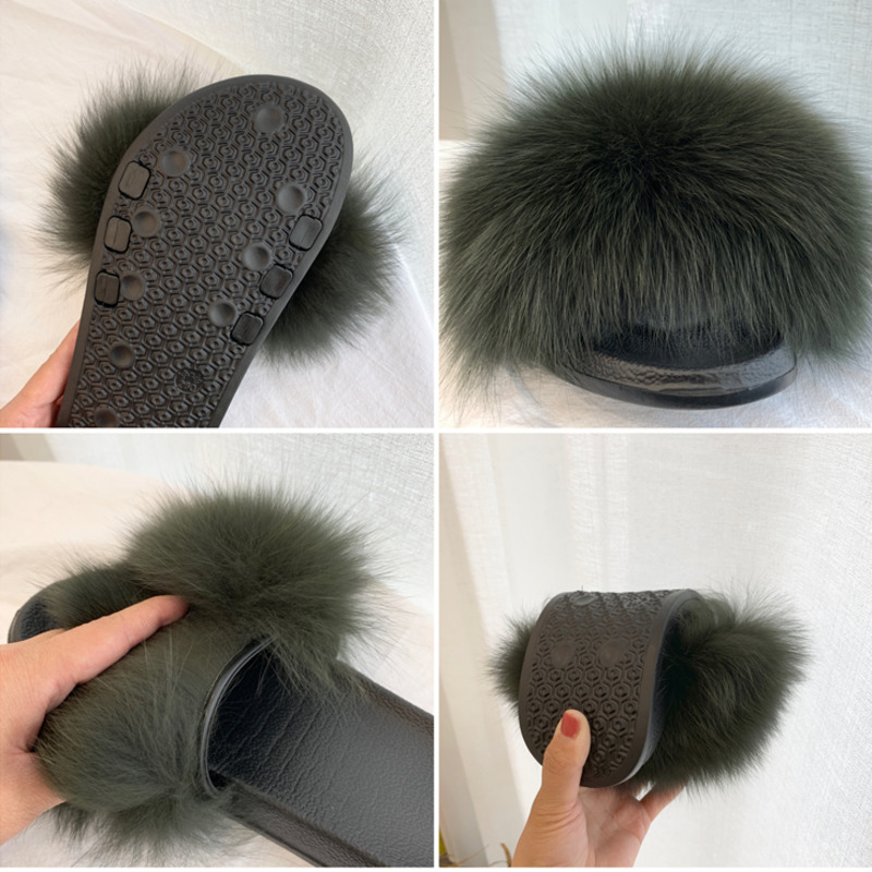 Echt bont slides zomer vossenb - Women'S Shoes Navy Blue recensie en prijs
