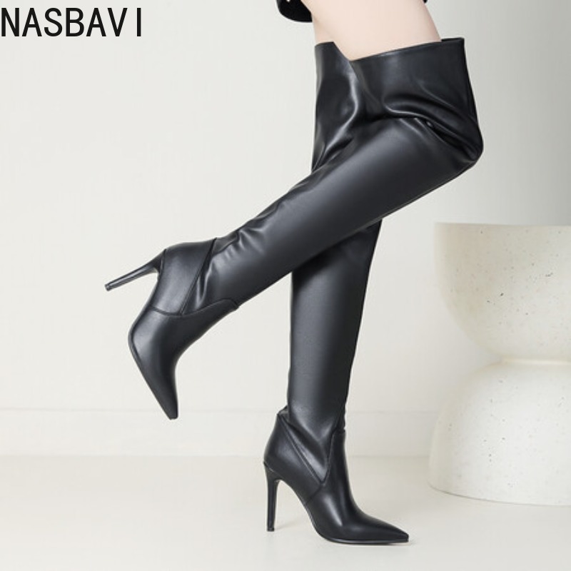 NASBAVI Zwarte Puntschoen Luxe - Zip Up Boots Short recensie en prijs