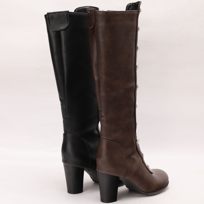 REAVE CAT Vrouwelijke Kniehoge - Zip Up Boots Short recensie en prijs