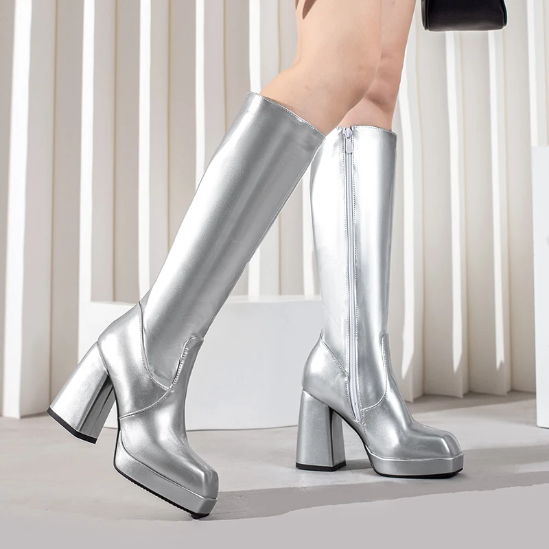 Groene Winter Vrouwen Platform - Zip Up Boots Short recensie en prijs