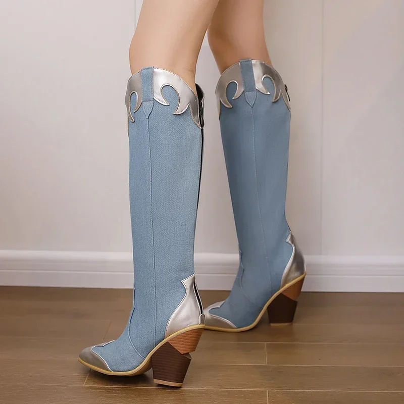Big Size Westerse Vrouwen Knie - Zip Up Boots Short recensie en prijs